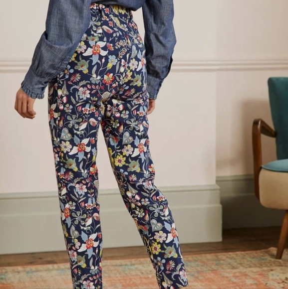 Boden Carrie Printed Trousers Xxl Plus  Printed Trousers Pants 20 22L - Picture 1 of 5